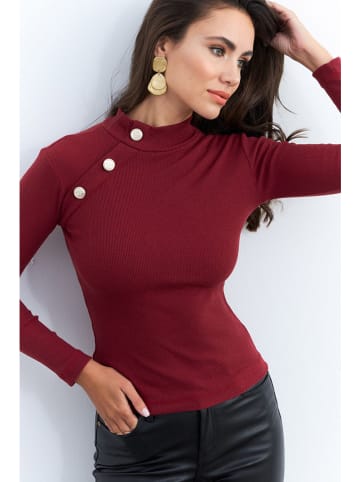 trendyol Longsleeve donkerrood