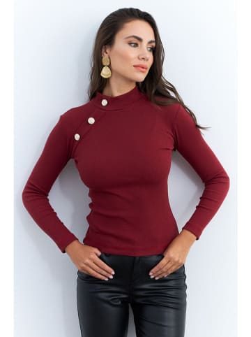 trendyol Longsleeve donkerrood