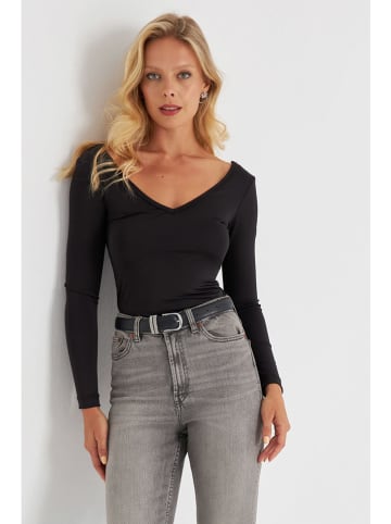 trendyol Longsleeve in Schwarz