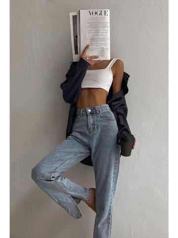 trendyol Spijkerbroek - slim fit - lichtblauw