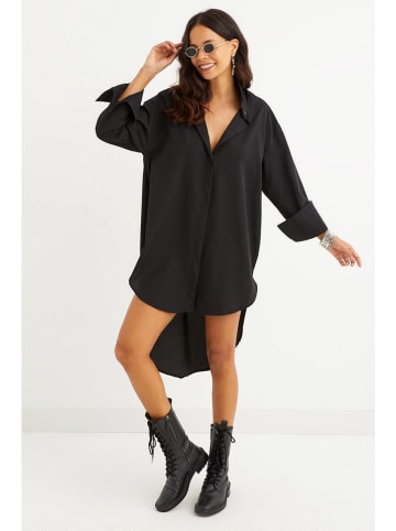 trendyol Hemdkleid in Schwarz