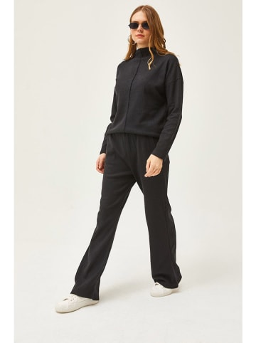 trendyol 2tlg. Outfit in Schwarz