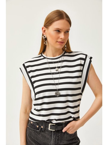 trendyol Shirt zwart/wit