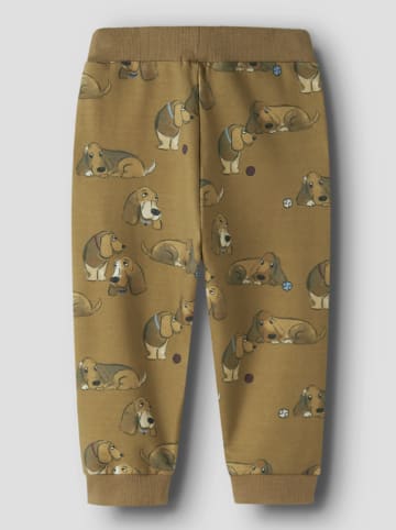 name it Spodnie dresowe "Kody" w kolorze khaki