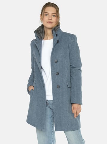 Fuchs Schmitt Wollmantel in Blau