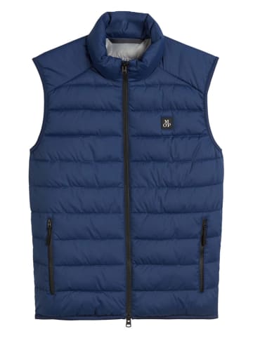 Marc O'Polo Doorgestikte bodywarmer donkerblauw