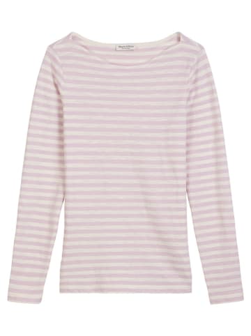 Marc O'Polo Longsleeve in Hellgrau/ Rosa