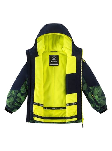 Kamik Winterjacke "Samuel" in Dunkelblau/ Grün