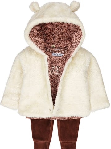 Dirkje 3tlg. Outfit in Creme/ Hellbraun