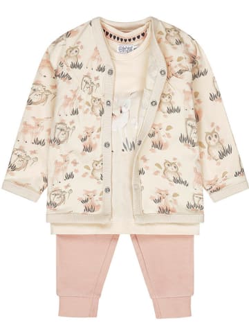 Dirkje 3tlg. Outfit in Beige/ Rosa