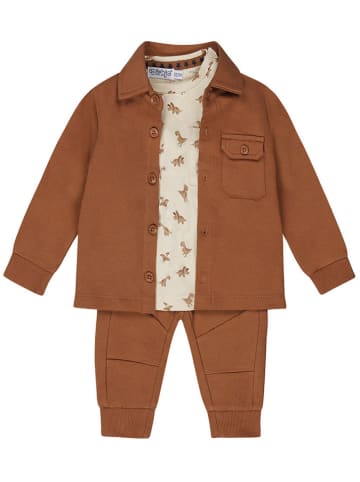 Dirkje 3tlg. Outfit in Beige/ Hellbraun