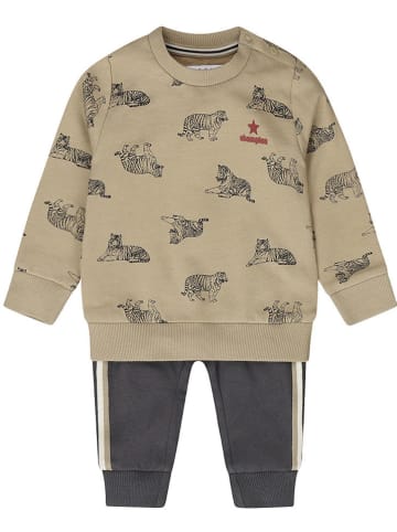 Dirkje 2tlg. Outfit in Beige/ Anthrazit