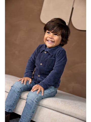 Dirkje Corduroyblouse donkerblauw