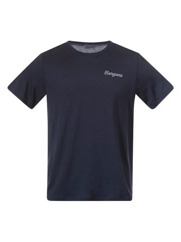 Bergans Functioneel shirt "Rabot Emblem" donkerblauw