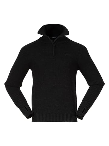 Bergans Wollpullover "Ulriken" in Schwarz