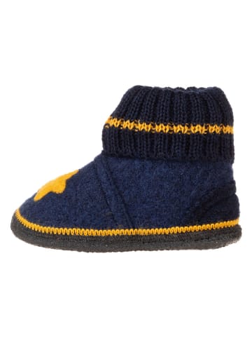 lamino Hüttenschuhe "Stern" in Dunkelblau