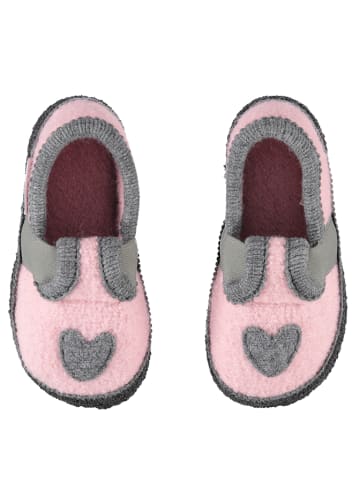 lamino Pantoffels "Bobby Herz" lichtroze