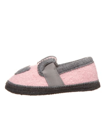 lamino Pantoffels "Bobby Herz" lichtroze