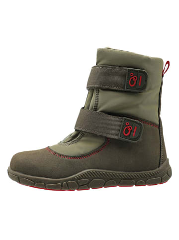 lamino Barefoot-winterlaarzen kaki