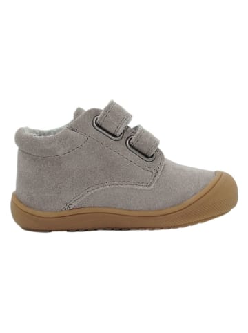 lamino Leren sneakers grijs