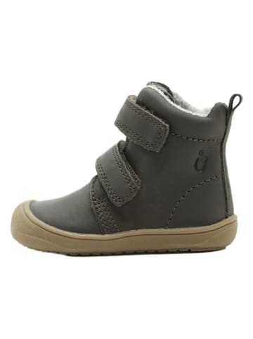 lamino Leder-Boots in Khaki