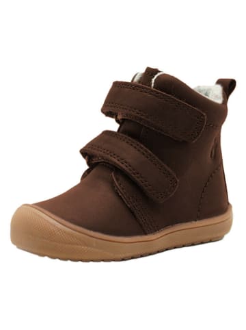 lamino Leren boots donkerbruin