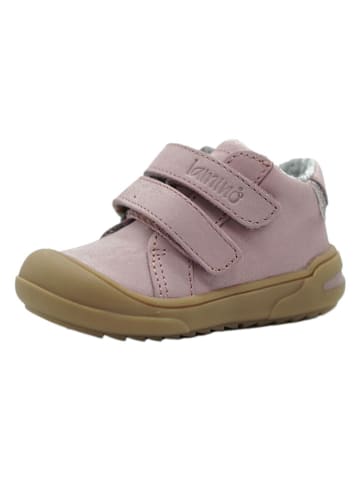 lamino Leren sneakers lichtroze
