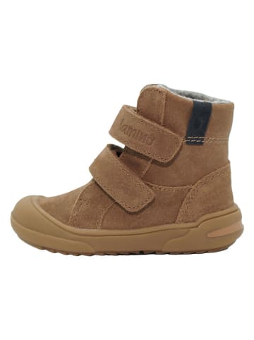 lamino Leder-Boots in Hellbraun