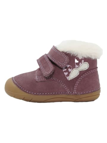 lamino Leder-Boots in Rosa