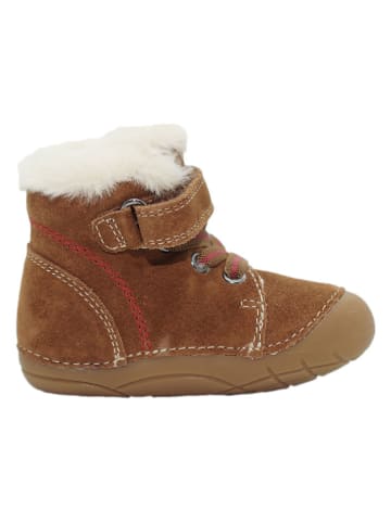 lamino Leren boots lichtbruin