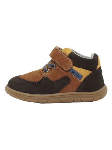 lamino Leren barefootschoenen lichtbruin/bruin