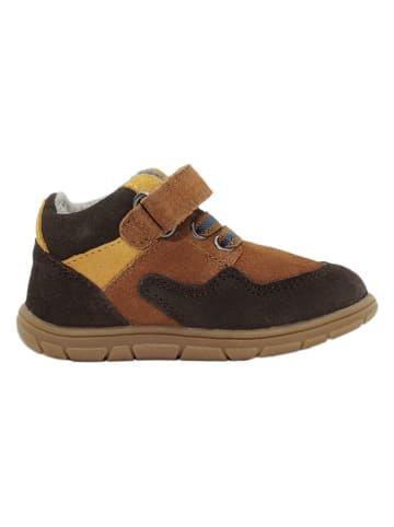 lamino Leren barefootschoenen lichtbruin/bruin