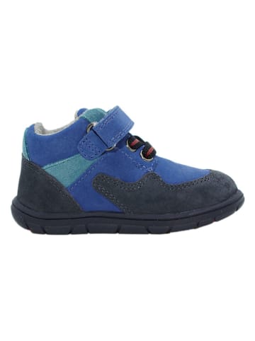 lamino Leren barefootschoenen donkerblauw