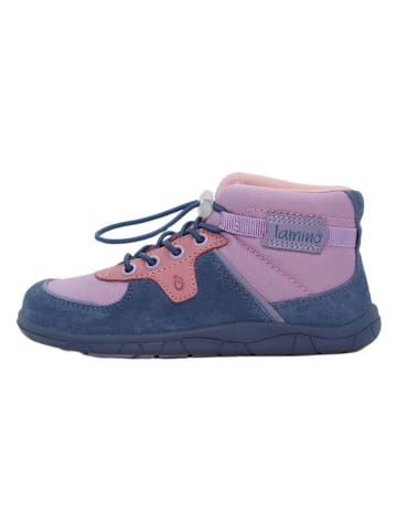 lamino Skórzane buty barefoot w kolorze fioletowo-granatowym