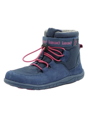 lamino Leder-Barfuß-Boots in Dunkelblau