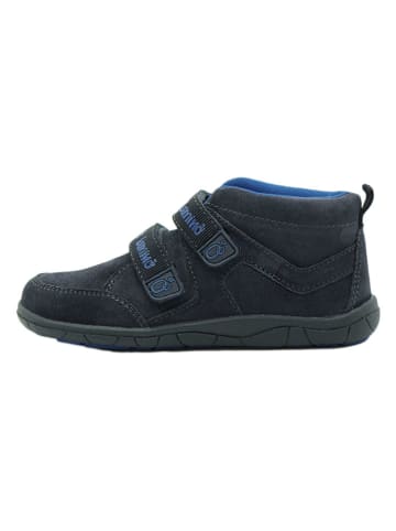 lamino Leren barefootschoenen donkerblauw