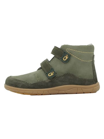 lamino Skórzane buty w kolorze khaki do chodzenia na boso
