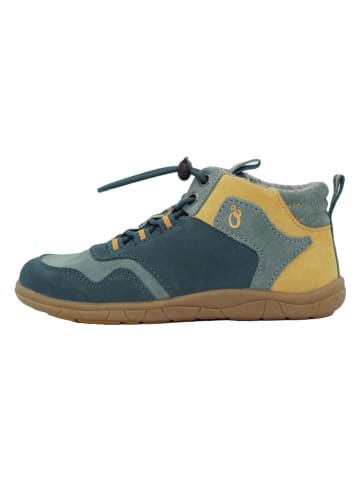 lamino Leren barefootschoenen turquoise