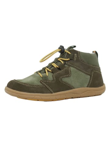 lamino Leren barefootschoenen kaki