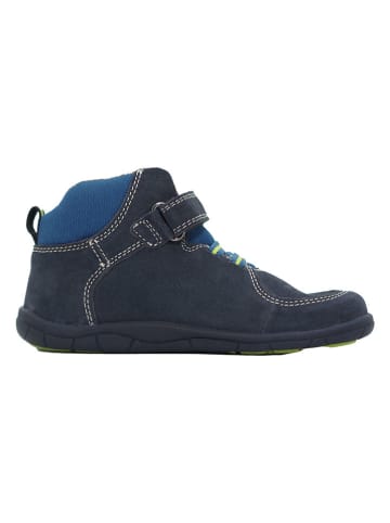 lamino Leren barefootschoenen donkerblauw