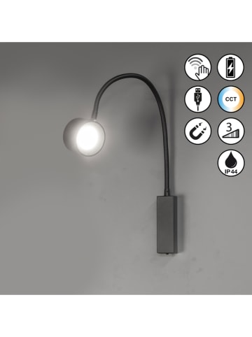 FH Lighting LED-Wandspot in Schwarz - (H)40 cm