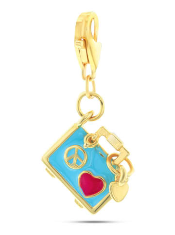 CHARM'S Vergold. Anhänger mit Edelsteinen