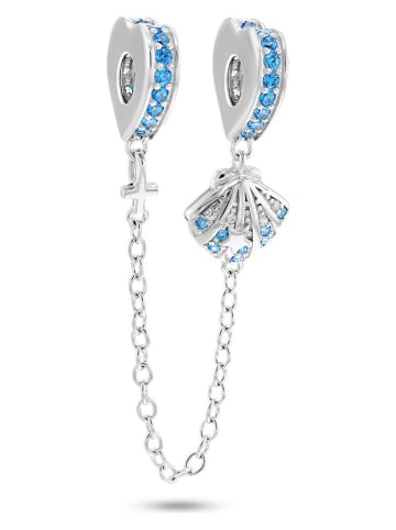 CHARM'S Silber-Bead mit Edelsteinen