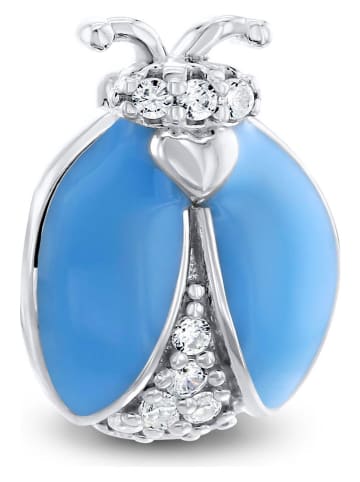 CHARM'S Silber-Bead mit Edelsteinen