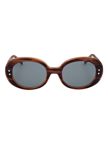 Gibson Unisex-Sonnenbrille in Hellbraun/ Blau