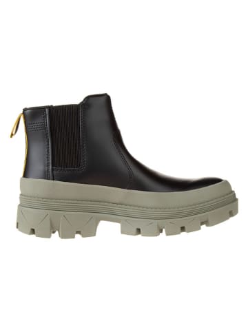 CAT Leder-Chelsea-Boots "Hardwear" in Schwarz