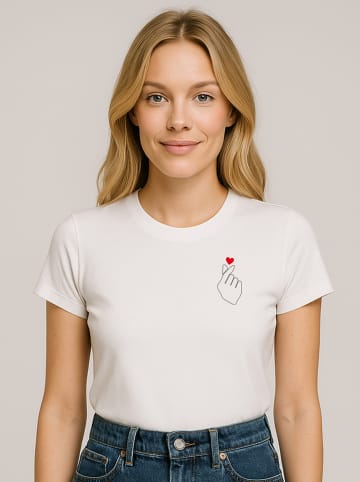 WOOOP Shirt in Weiß