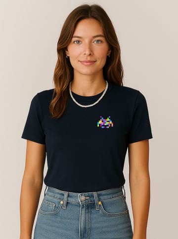 WOOOP Shirt "Mothership Coeur" in Schwarz