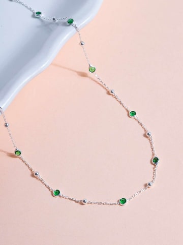 Heliophilia Silber-Halskette mit Edelsteinen