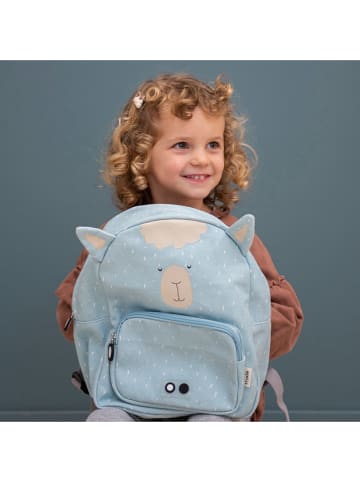 TRIXIE Rugzak "Mr. Alpaca" lichtblauw - (L)23 cm - (B)13 cm - (H)31 cm
